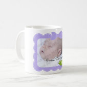Mug Photo douce de pois de bébé (Devant gauche)
