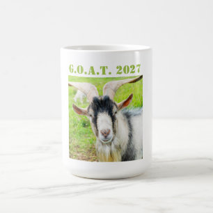 Mug Photo drôle de chèvre 2027 Nouvel An