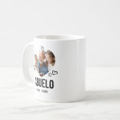 Mug Photo du coeur d'Abuelo (Devant gauche)