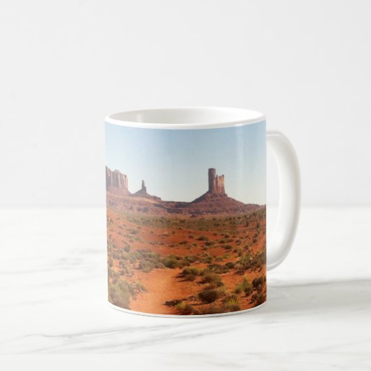 Mug Photo du désert de la Vallée du Monument à Utah (Devant droit)
