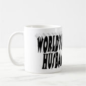 Mug Photo du mari avec texte noir (Gauche)