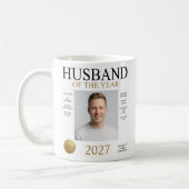 Mug Photo du mari de l'année (Gauche)