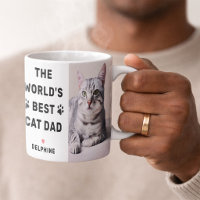 Photo du meilleur papa chat du monde Noir