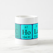 Mug Photo du nom périodique de la table Nicholas (Centre)
