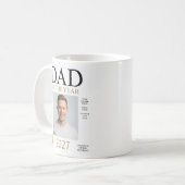 Mug Photo du papa de l'année (Devant gauche)