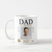 Mug Photo du papa de l'année (Gauche)