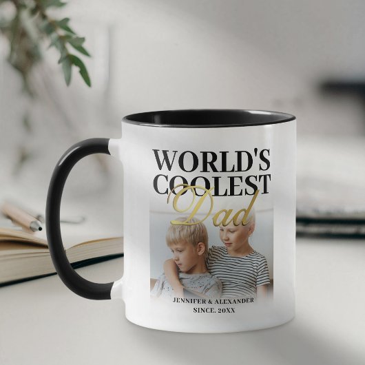 Mug Photo du papa le plus cool du monde 2
