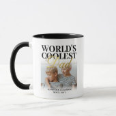 Mug Photo du papa le plus cool du monde 2 (Gauche)
