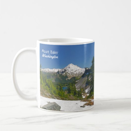 Mug Photo du paysage du mont Baker Washington (Gauche)