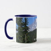 Mug Photo du paysage du Mont Rainier Washington (Gauche)
