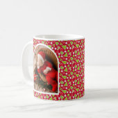 Mug Photo du premier Noël de bébé (Devant gauche)