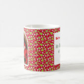 Mug Photo du premier Noël de bébé (Centre)