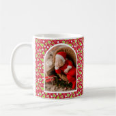 Mug Photo du premier Noël de bébé (Gauche)
