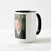 Mug Photo du président Bill Clinton à la Maison Blanch (Devant droit)