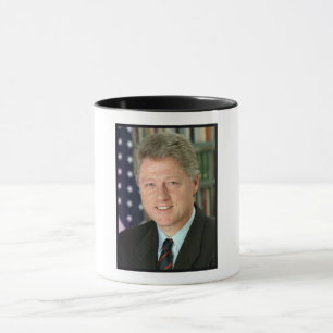 Mug Photo du président Bill Clinton à la Maison Blanch