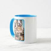 Mug Photo d'un groupe de chiens et de chats (Devant gauche)