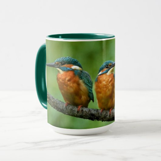 Mug Photo d'un martin pêcheur (Devant gauche)