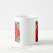 Mug Photo d'une rose rouge (Centre)