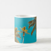 Mug Photo en angle bas des cocotiers (Centre)