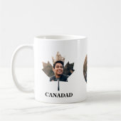 Mug Photo en forme de feuille d'érable sur mesure happ (Gauche)