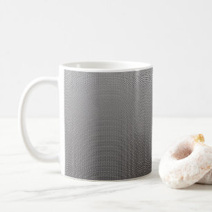 Mug photo en noir et blanc d'un mur_