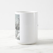 Mug Photo en noir et blanc d'une côte rocheuse de l'oc (Centre)