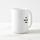 Mug Photo en noir et blanc d'une côte rocheuse de l'oc (Devant droit)