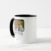 Mug Photo et devis personnalisés de Cute BESTIE (Devant gauche)