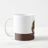 Mug Photo et message personnalisés Blanc et Brown Mémo (Gauche)