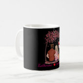 Mug Photo et nom modifiables Simple Saint-Valentin pho (Devant gauche)