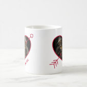 Mug Photo et nom personnalisé de l'animal de compagnie (Centre)