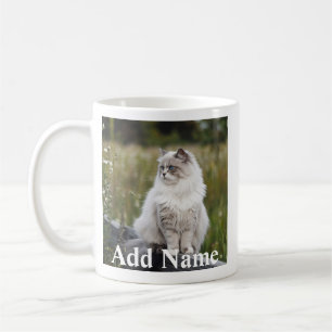 Mug Photo et nom personnalisés de l'Amoureux des chats