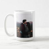 Mug Photo et nom personnalisés Mug, cadeau de Valentin (Gauche)