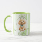 Mug photo et nom simple moderne de l'animal (Gauche)