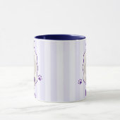 Mug photo et nom simple moderne de l'animal (Centre)