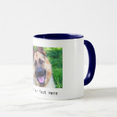 Mug Photo et texte personnalisés (Devant droit)