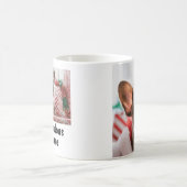 Mug Photo et texte personnalisés (Centre)
