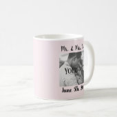 Mug Photo et texte personnalisés (Devant droit)