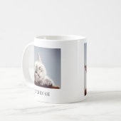 Mug Photo et texte personnalisés pour animaux de compa (Devant gauche)