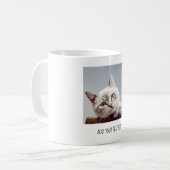 Mug Photo et texte personnalisés pour animaux de compa (Devant gauche)