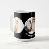 Mug Photo et texte personnalisés pour animaux de compa (Devant gauche)