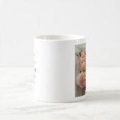 Mug Photo et texte personnalisés simples sur mesure (Centre)