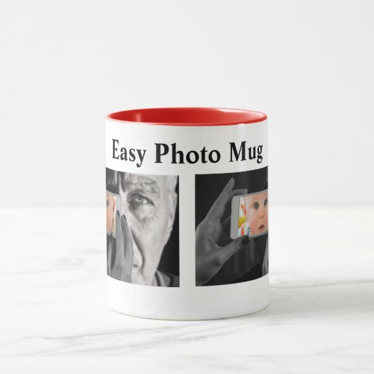 Mug Photo facile (Centre)