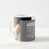 Mug Photo faite sur commande Abuelo la légende (Devant gauche)