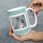 Mug Photo Famille Moderne Mint Simple Lovely Cadeau<br><div class="desc">Photo Famille Moderne Mint Simple Lovely Cadeau</div>