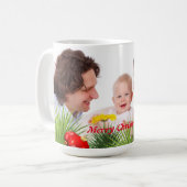 Mug Photo famille Noël (Devant gauche)