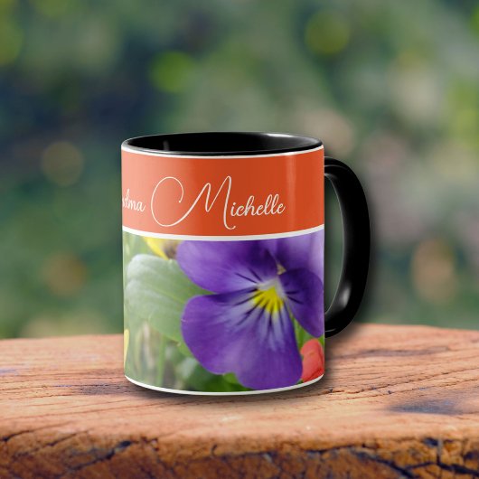 Mug Photo Fleurs d'été