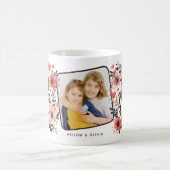 Mug Photo Floral Meilleure Maman Ever (Centre)