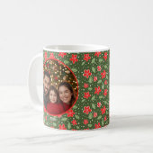 Mug photo floral moderne (Devant gauche)