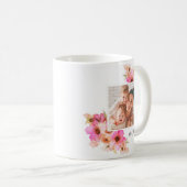 Mug Photo florale du jour de mère de maman (Devant droit)